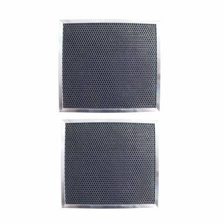 DURAFLOW FILTRATION Carbon Filters for GE:WB2X2891, WB2X9760 and more (2-Pack) CF0405 2-Pack